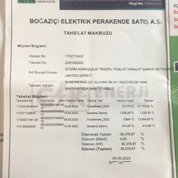 Boğaziçi Elektrik - Bedaş Kaçak Kullanım Diye Usulsüz Alınan Ücret