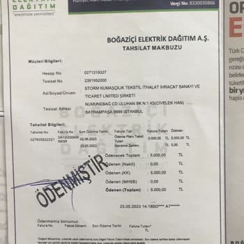 Boğaziçi Elektrik - Bedaş Kaçak Kullanım Diye Usulsüz Alınan Ücret
