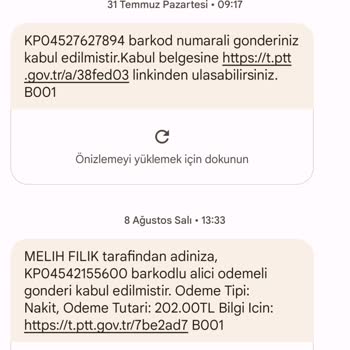 PTT Kargo 8 Gündür Elime Ulaşmayan Çantam