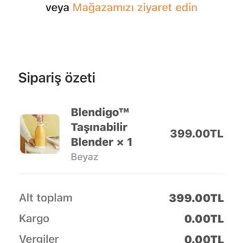 Blendigo-shop.com Cocoterie, Blendigo Taşınabilir Blender