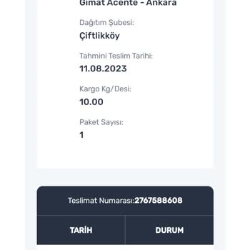 Sürat Kargo'nun Kargomu Dağıtıma Çıkarmaması