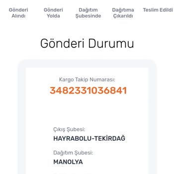 Aras Kargo Tarafıma Teslim Edilmeyen Kargo