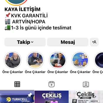 Kaya İletişim (Artvin/Hopa) Çekiliş Var Çekilişi Kazandınız Diye İnsanları Yanıltma