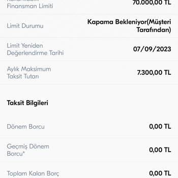 Türkiye Finans Kredi Kartı Limiti Yükseltme Talebi Reddediliyor Ve KKB Puanım Düşüyor