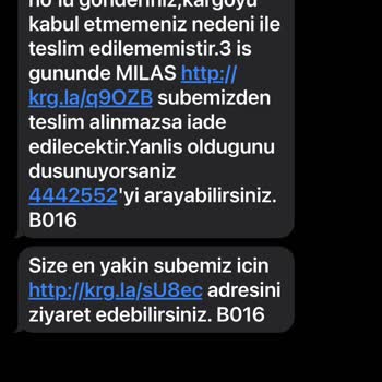 Aras Kargo Eve Teslim Denen Ürün Teslim Edilmiyor