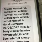Türk Telekom Kullanmadığım İnternet Faturası
