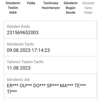 Sendeo Kargo Ürünümü Belirtilen Sürede Teslim Edemiyor