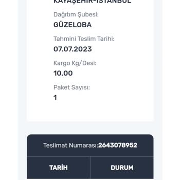 Trendyol Reddedilip Geri Gönderilmeyen İade