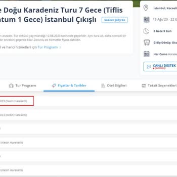 "Jolly Tur Deneyimim Hakkında Paylaşmak İstediğim Önemli Durumlar"
