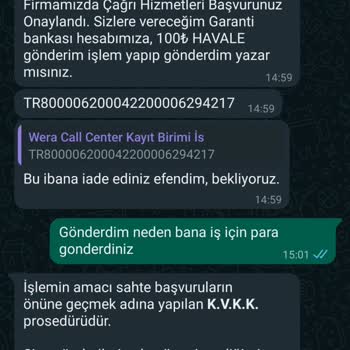 Papara Worldst Call Center Başvurusuyla İlgili Sorun