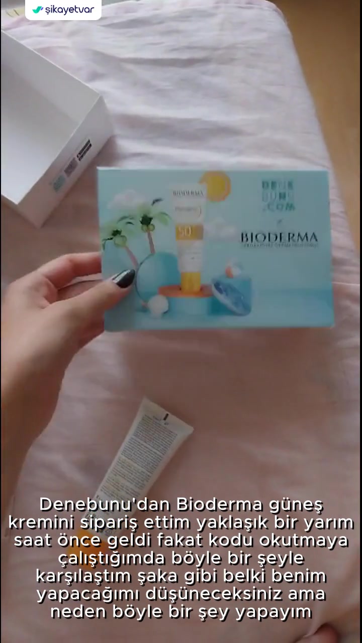 Denebunu.com Bioderma Güneş Kremi Kodu Sorunu! videonun kapak resmi