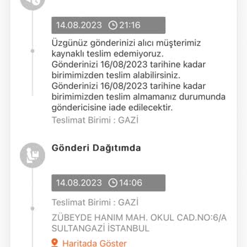 MNG Kargo'nun Teslimatları Yapmaması Mağduriyeti