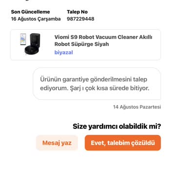 Hepsiburada Ürün Onarılması Talebine Karşı İade Cambazlığı