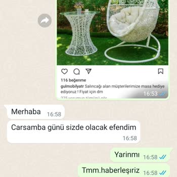 Gül Mobilya (Gulmobilyatr) Ürün Teslim Edilmedi