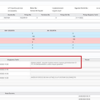 Ray Sigorta 'yı CİMER'e de Şikayet Edeceğim, Resmen MOBESE Kayıtlarını Getir Dediler
