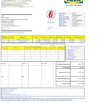 IKEA Hasarlı Ürün Yollayıp Değişim İçin Kargoya Götürmemi Bekliyor