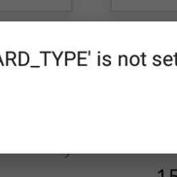 Passolig Field "CARD_ Type" İs Not Set Hatası