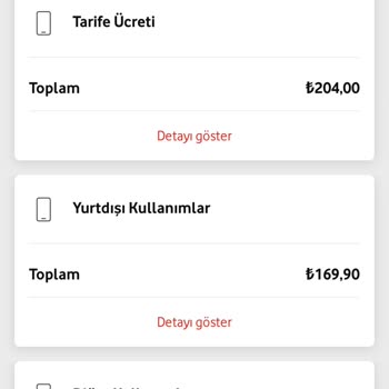 Vodafone'nun Yurt Dışı Faturası Sorunu