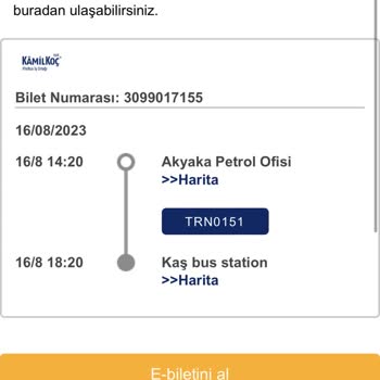 Kamil Koç  Bilet Satmasına Rağmen Beni Götürmedi