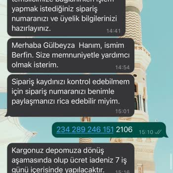 Madame Coco Geri İade Yapmıyor