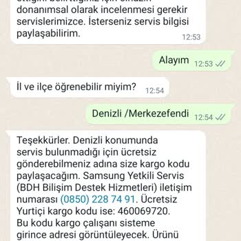 Samsung Telefon Samsung Un BDH Teknoloji Servisi Saçmalığı