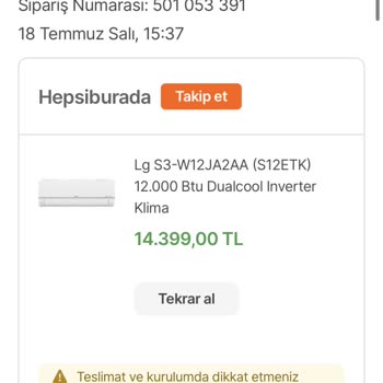 Hepsiburada Sebepsiz Sipariş İptali