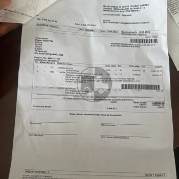 Media Markt Taşıma Sırasında Kırık Ezik Çizik