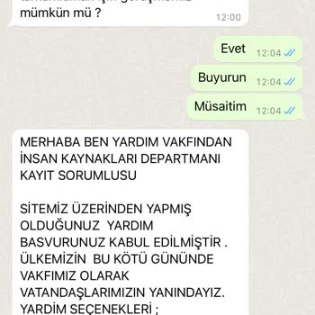 Papara Vakıf Tarafından Bilgilerim Alındı