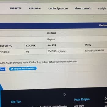 Efe Tur Saat Aksaklığı Ve Çözümsüzlüğü