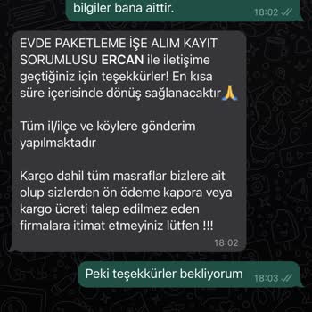 Evde Ekişi Paketleme Ev Paketleme İşi