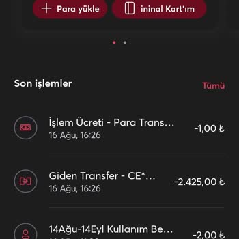 İninal Hesabıma Para Gönderdim Ama Gelmedi