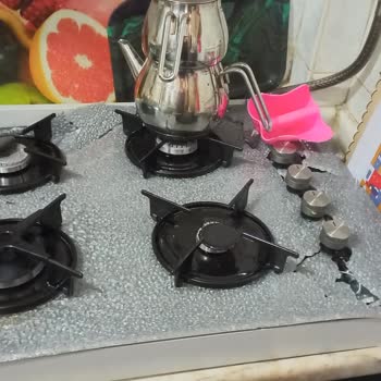 Vestel Cam Ocak Yemek Yaparken Üzerimize Patladı