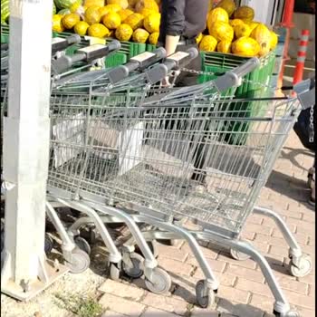 Onur Market Alışveriş Arabasının Paralı Olması