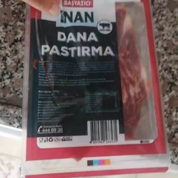 Başyazıcı İnan Dana Pastırma Bozuk Çıktı