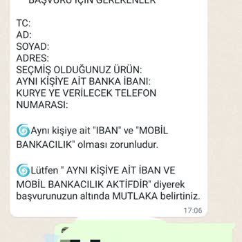 Evde Paketleme Türkiye Evde Paketlemede Adres Kimlik Banka Bilgilerim
