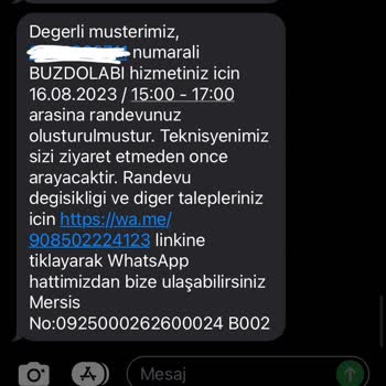 Vestel Servisi Randevu Gün Ve Saatine Uymuyor