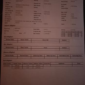 Amerikan Kültür Yabancı Dil Kursları Amerikan Kültür Yabancı Dil Kursunun Yapılan Sözleşmeye Uymaması