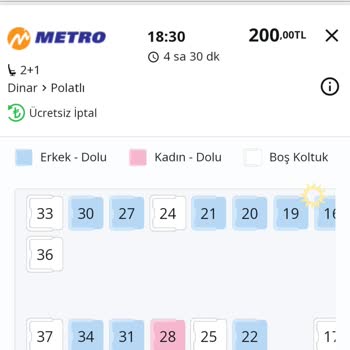 Metro Turizm Sefer Saatlerini Yanlış