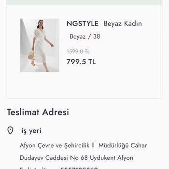 Boyner İnternetten Alınan Ürünün Teslim Edilmemesi