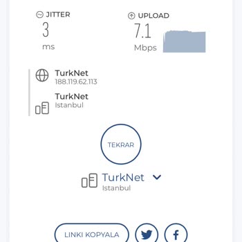 TurkNet Anlaşmalı Pakete Göre İnternet Hızı Verilmemesi