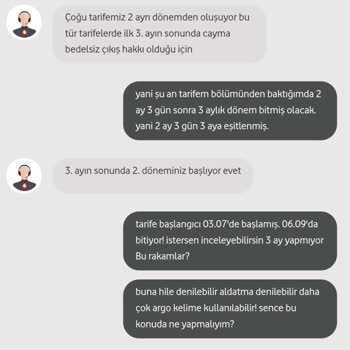 Vodafone'da Yanıltıcı Ve Yanlış Hesaplanan Tarife!