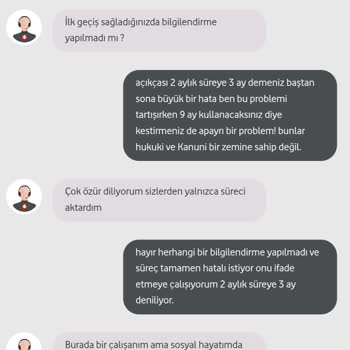 Vodafone'da Yanıltıcı Ve Yanlış Hesaplanan Tarife!