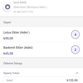 GetirYemek Getir Yemeğin Para İadesi Yapmaması
