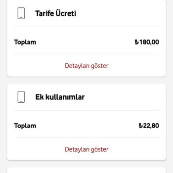 Vodafone Haksız 169 TL Fatura