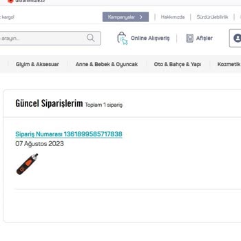 A101.com Gönderdiği Ürünün Takibini Yapmıyor, Destek Vermiyor