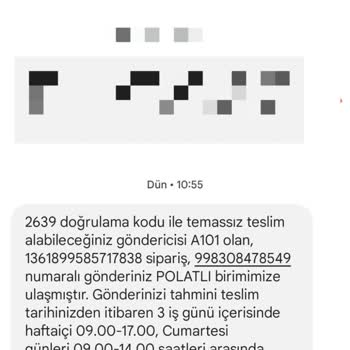 A101.com Gönderdiği Ürünün Takibini Yapmıyor, Destek Vermiyor