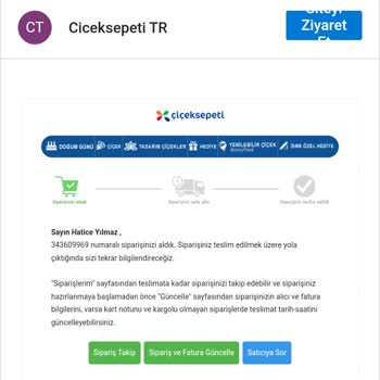 ÇiçekSepeti Sipariş Ettiğim Ürünü Ödemesini Yaptığım Halde Göndermiyorlar