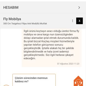 Koçtaş Ne Paramızı Geri Alabildik Ne De Ürünümüzü Teslim Alabildik!