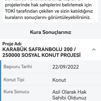 TOKİ Safranbolu Projesi Ne Zaman Başlayacak.