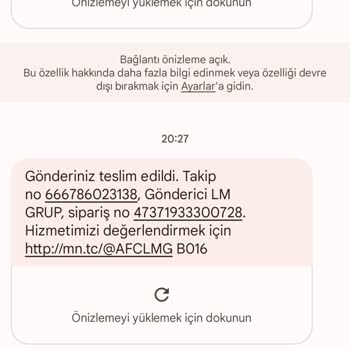 MNG Kargo Şirketi Tarafından Teslimat Şikayeti
